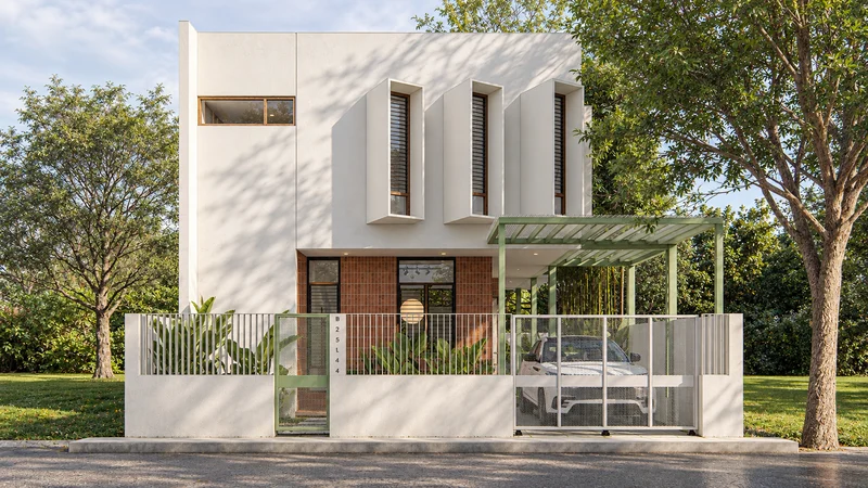 Bayan Residence modern minimalist exterior